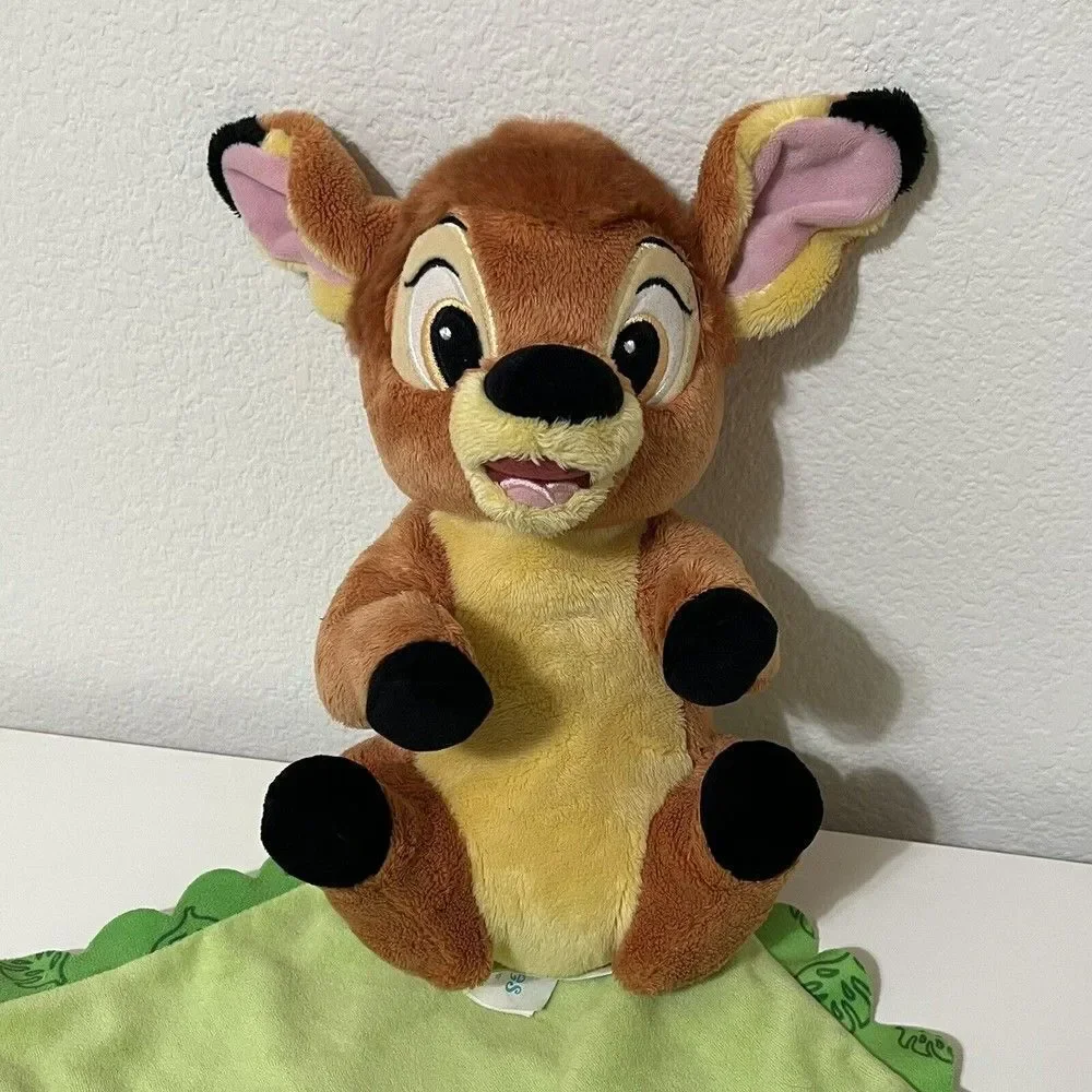 Disney Parks Disney Babies Bambi Baby Plush with Green Butterfly Blanket